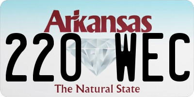 AR license plate 220WEC
