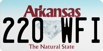 AR license plate 220WFI