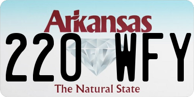 AR license plate 220WFY