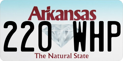 AR license plate 220WHP
