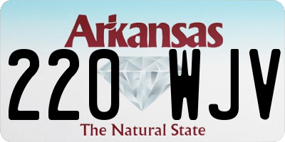 AR license plate 220WJV