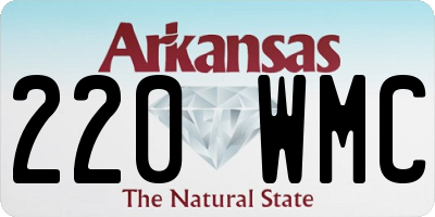 AR license plate 220WMC