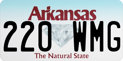 AR license plate 220WMG
