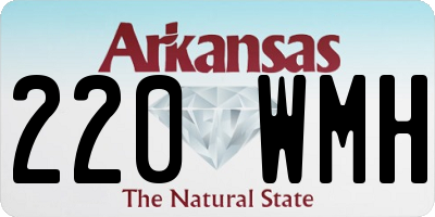 AR license plate 220WMH