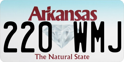AR license plate 220WMJ