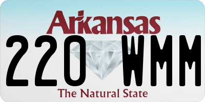 AR license plate 220WMM