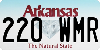 AR license plate 220WMR