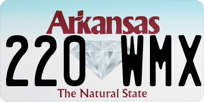 AR license plate 220WMX