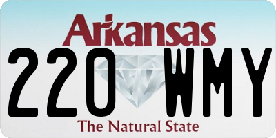 AR license plate 220WMY