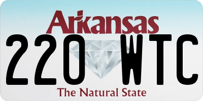 AR license plate 220WTC