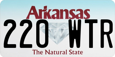 AR license plate 220WTR