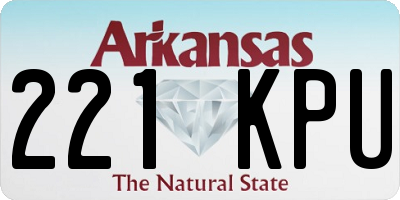 AR license plate 221KPU