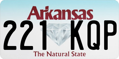 AR license plate 221KQP
