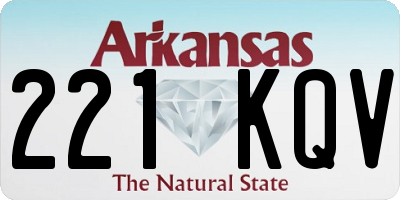 AR license plate 221KQV
