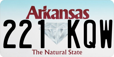 AR license plate 221KQW