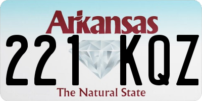 AR license plate 221KQZ