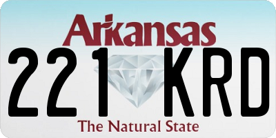 AR license plate 221KRD