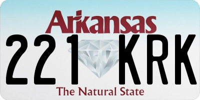 AR license plate 221KRK