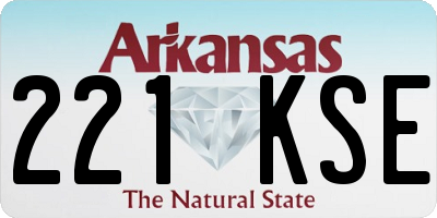 AR license plate 221KSE
