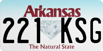 AR license plate 221KSG