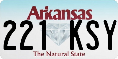 AR license plate 221KSY