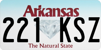 AR license plate 221KSZ