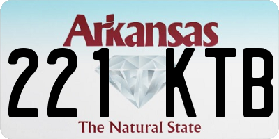 AR license plate 221KTB