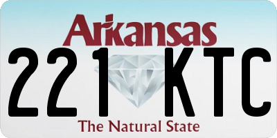 AR license plate 221KTC