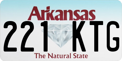 AR license plate 221KTG