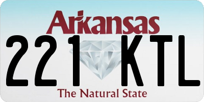 AR license plate 221KTL
