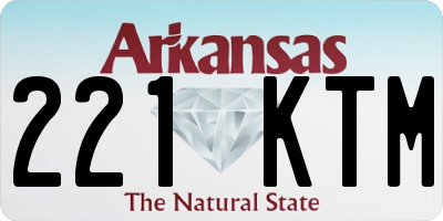 AR license plate 221KTM