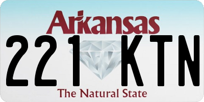 AR license plate 221KTN