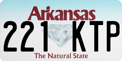 AR license plate 221KTP
