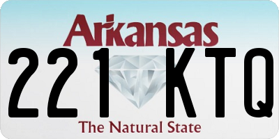 AR license plate 221KTQ