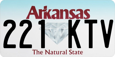 AR license plate 221KTV