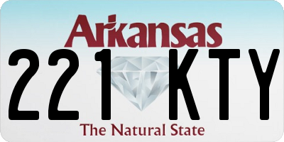 AR license plate 221KTY