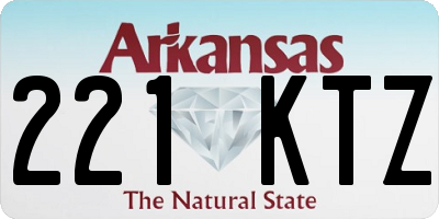 AR license plate 221KTZ