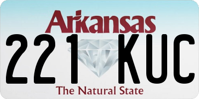 AR license plate 221KUC