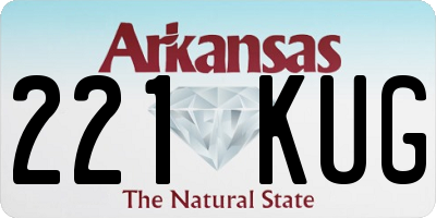 AR license plate 221KUG