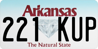 AR license plate 221KUP