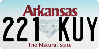AR license plate 221KUY