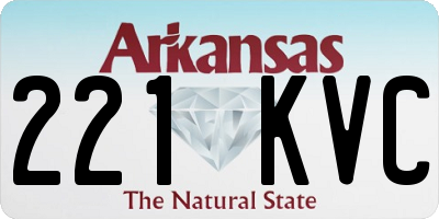 AR license plate 221KVC