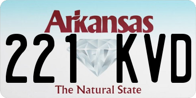 AR license plate 221KVD