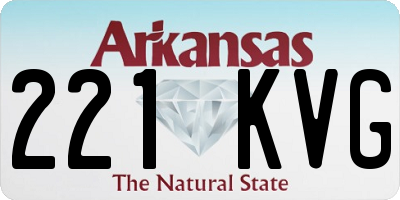 AR license plate 221KVG