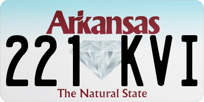 AR license plate 221KVI