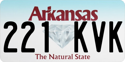 AR license plate 221KVK