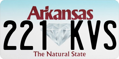 AR license plate 221KVS