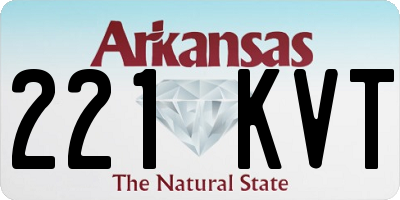 AR license plate 221KVT