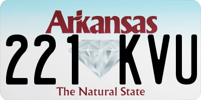 AR license plate 221KVU