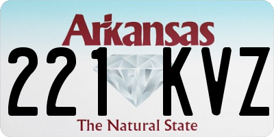 AR license plate 221KVZ